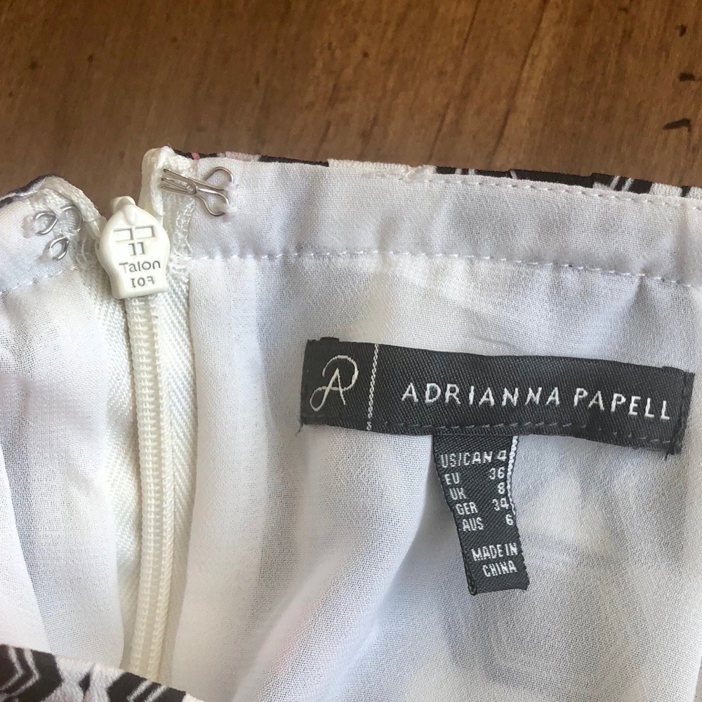 Adrianna Papell - Geometric Shape Pleated Skirt - Picture 7 of 7